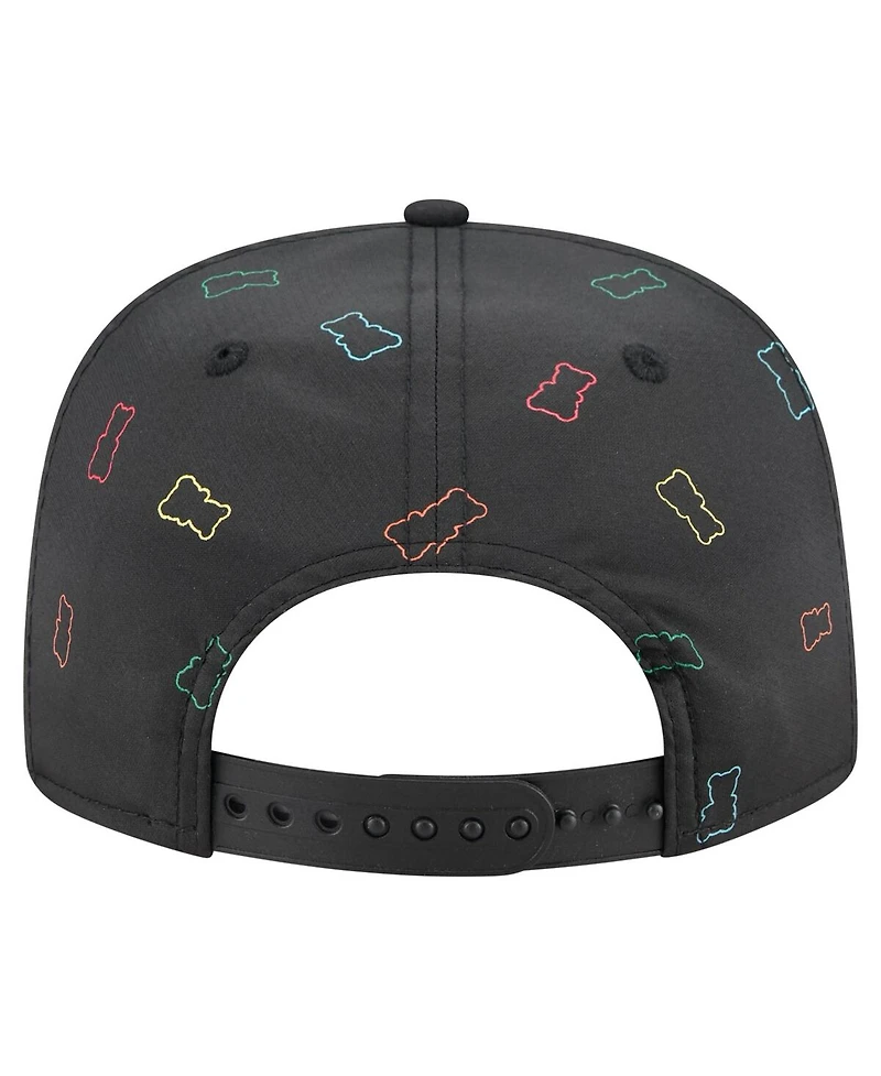 New Era Men's Black San Francisco 49ers Gummy Golfer Snapback Hat