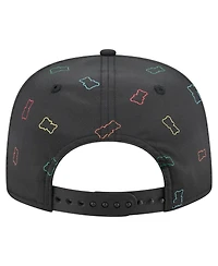 New Era Men's Black San Francisco 49ers Gummy Golfer Snapback Hat