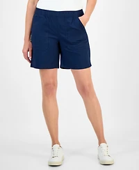 Style & Co Women's Mid-Rise Pull-On Shorts, Regular & petite, Exclusively at Macy's
