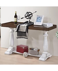 Streamdale Sofa Tabe 30inch height pedestal table leg Farmhouse Design Retro Design Living room