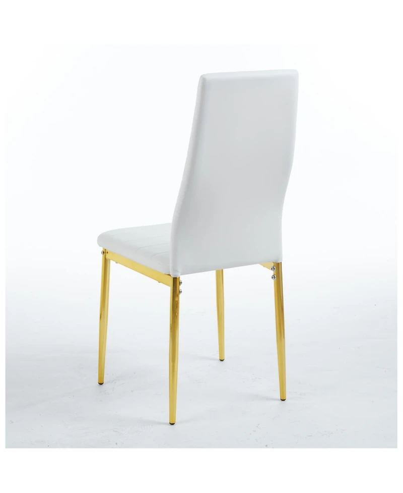 Streamdale Chair Set of 4, Gold