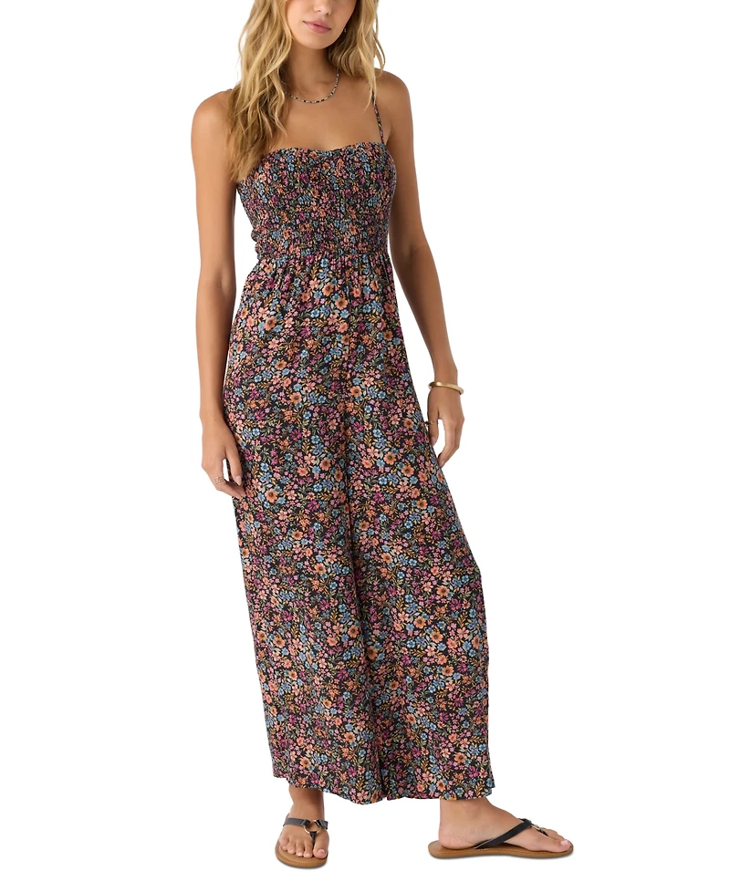 O'Neill Juniors' Kaylane Smocked Jumpsuit