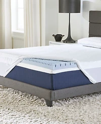 Comfort Tech 2" Convoluted Tranquility Foam Mattress Topper, Twin Xl
