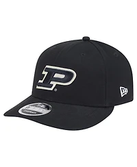 New Era Men's Black Purdue Boilermakers Low Profile 9FIFTY Snapback Hat
