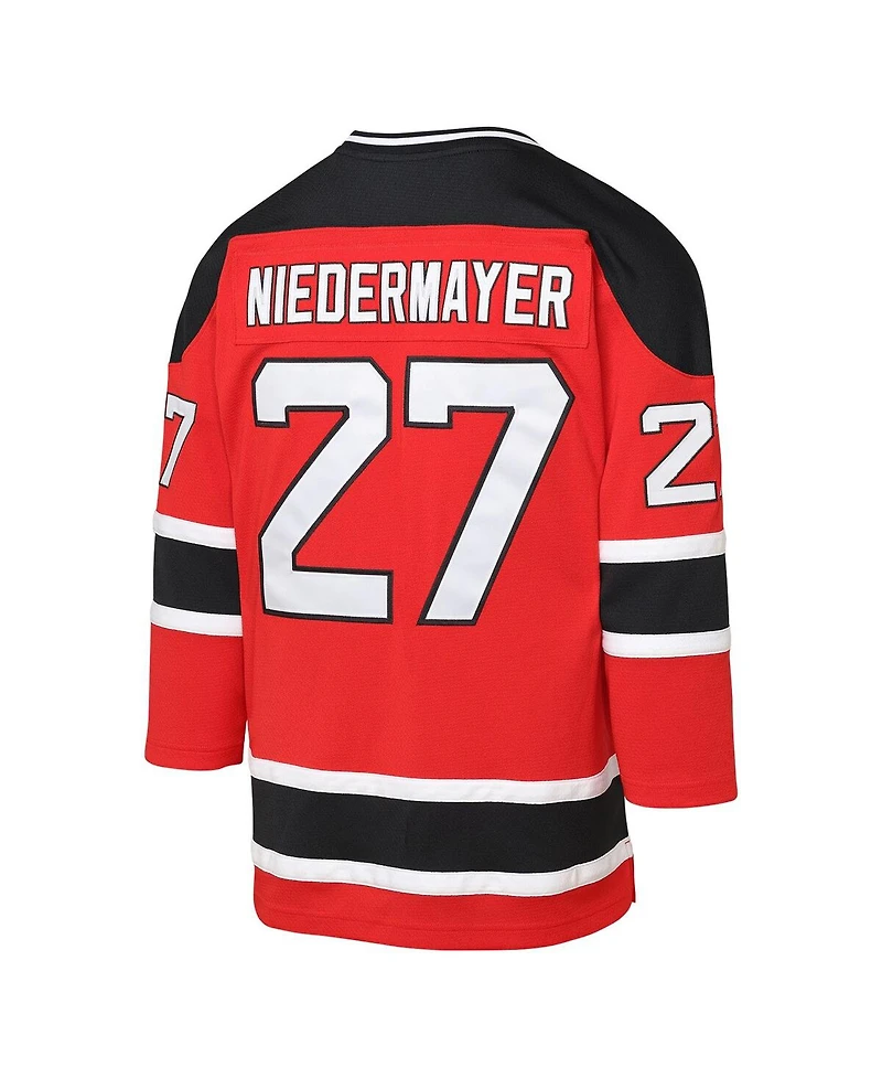 Mitchell & Ness Big Boys and Girls Scott Niedermayer Red New Jersey Devils 1999/00 Blue Line Player