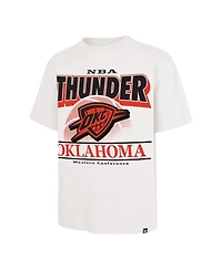 '47 Brand Men's White Oklahoma City Thunder Edition Shifty Foundation T-Shirt