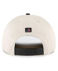 '47 Brand Men's Cream/Black Arizona Diamondbacks Fiji Rope Hitch Adjustable Hat