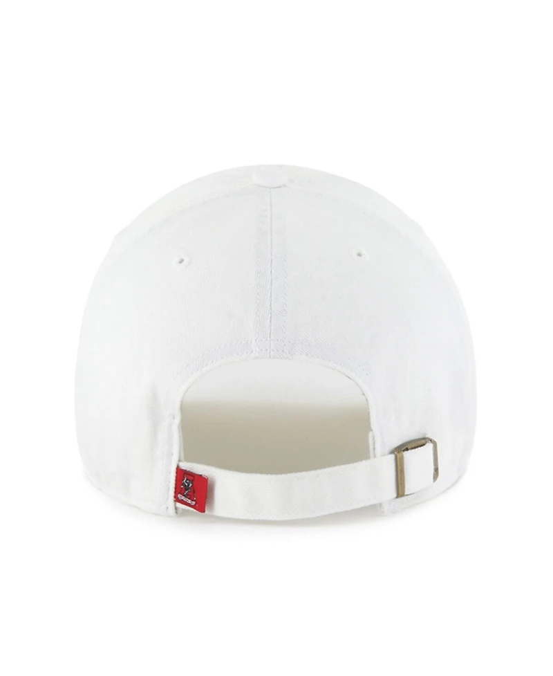 '47 Brand Men's White Alabama Crimson Tide Vault Clean Up Adjustable Hat