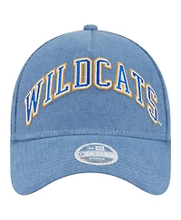 New Era Women's Denim Kentucky Wildcats A-Frame 9FORTY Adjustable Hat