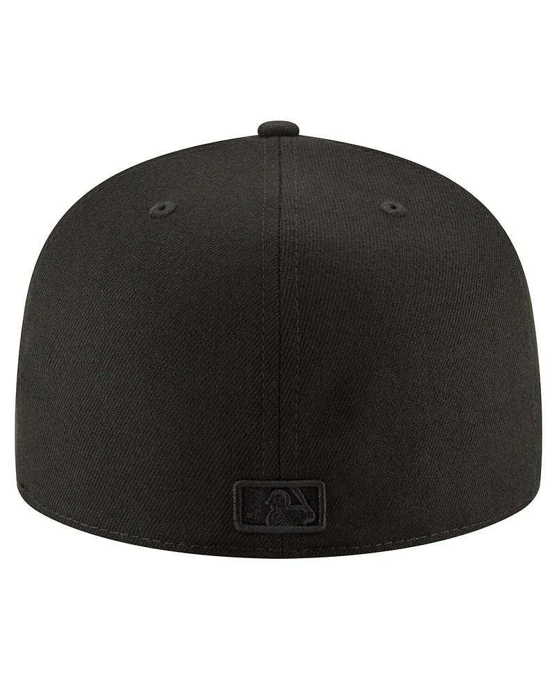New Era Men's Black Chicago White Sox 125th Anniversary 59FIFTY Fitted Hat