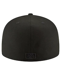 New Era Men's Black Chicago White Sox 125th Anniversary 59FIFTY Fitted Hat
