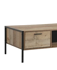 Gold Sparrow 49.5" Wood Lowen 4-Drawer Coffee Table, Created for Macy's