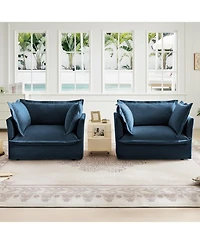 Streamdale Cozy Chenille Armchair Set for Living & Bedroom