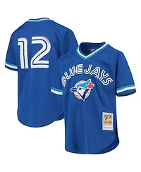 Mitchell & Ness Big Boys and Girls Roberto Alomar Royal Toronto Blue Jays Cooperstown Collection Mesh Batting Practice Jersey