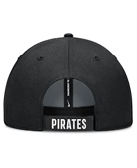 Nike Men's White/Black Pittsburgh Pirates Club Performance Adjustable Hat
