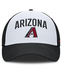 Nike Men's White/Black Arizona Diamondbacks Club Performance Adjustable Hat