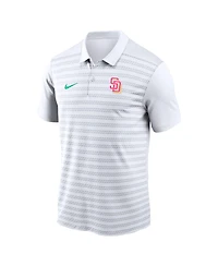 Nike Men's White San Diego Padres Authentic Collection City Connect Victory Performance Polo Shirt