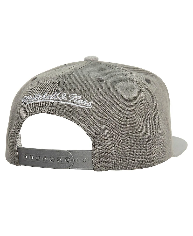 Mitchell & Ness Men's Gray San Francisco Giants Cooperstown Collection Basic Flip Snapback Hat