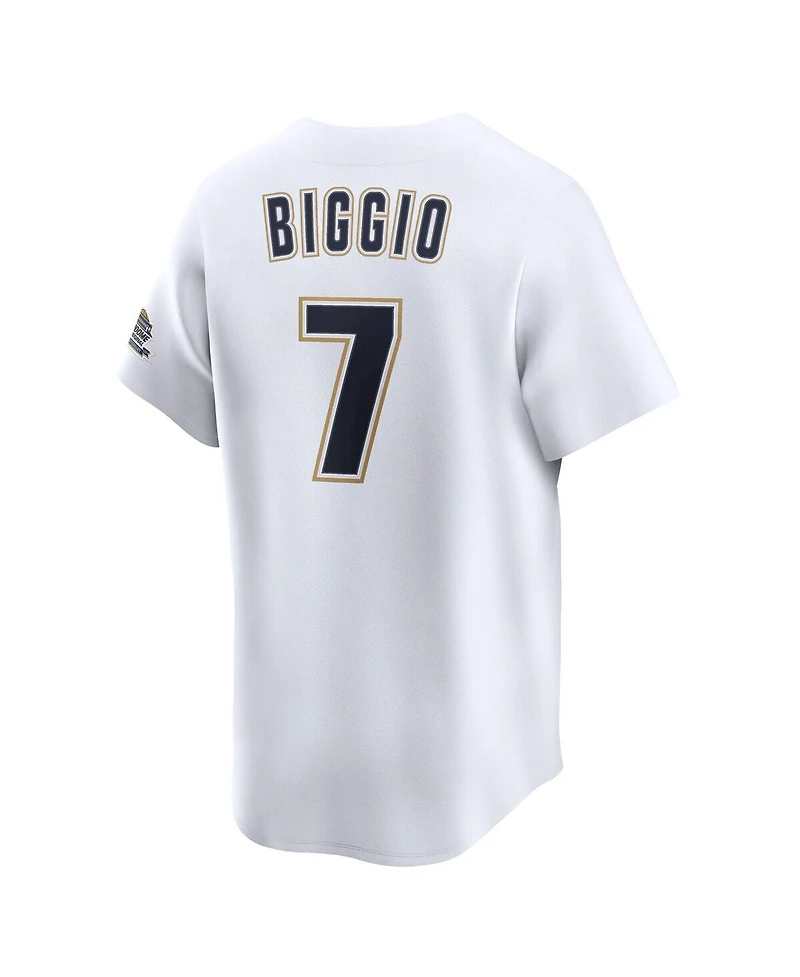 Nike Men's Craig Biggio White Houston Astros Throwback Cooperstown Collection Limited Jersey