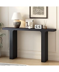 Streamdale Elegant Acacia Veneer Entryway Table,Suitable For Entryway, Hallway, Living Room, Foyer, Corridor