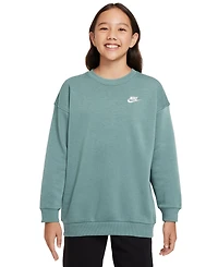 Nike Sportswear Big Girls Club Fleece Oversized-Fit Sweatshirt