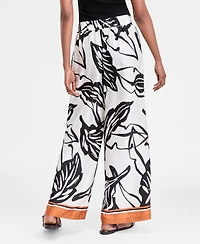 I.n.c. International Concepts Women's Printed Wide-Leg Pants, Exclusively at Macy's