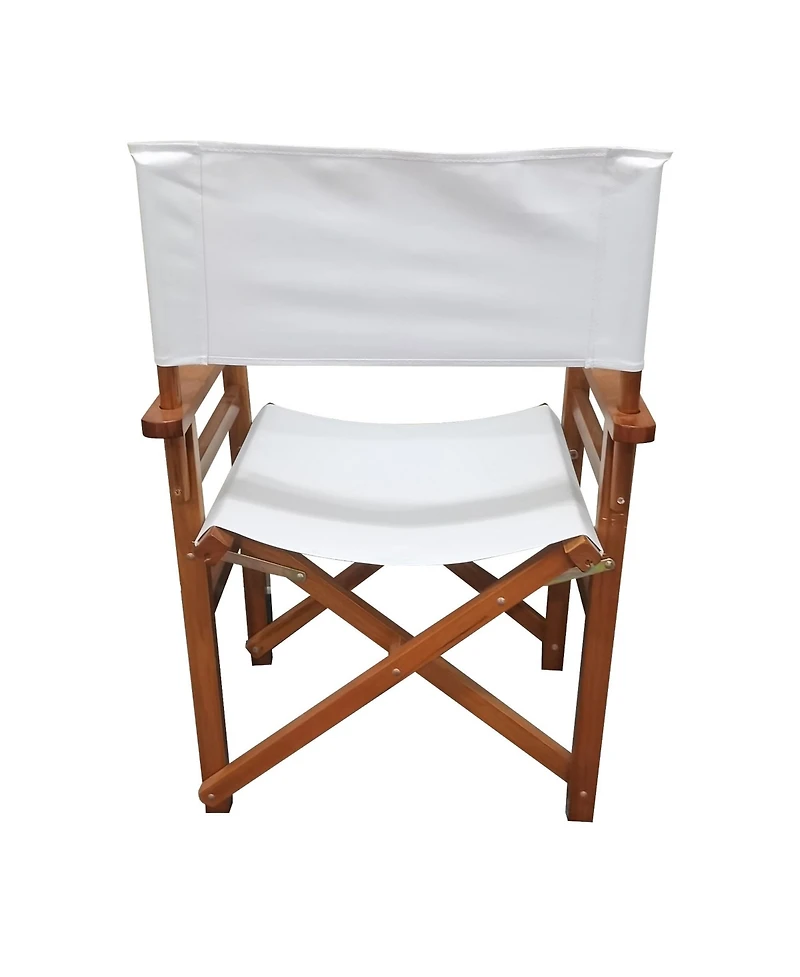 Streamdale Folding Wooden Director Chair (Set of 2)