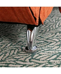 Streamdale Furniture Linen Chaise Lounge Indoor Chair, Modern Long Lounger For Office Or Living Room