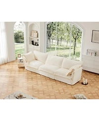 Streamdale Modern 3-Seater Sofa with Comfy Pillows and Supple Armrests