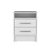 Nightstand Cartiz, Two Drawers, Finish