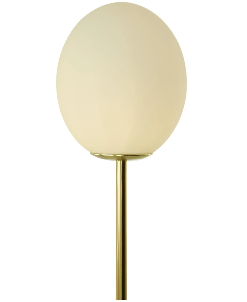 Rosemary Lane 73" Metal Curved Orb 2 Light Room Floor Lamp