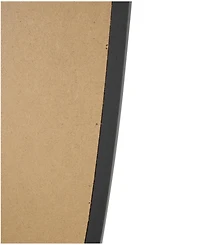 Rosemary Lane 51" Wooden Abstract Oval Room Wall Mirror