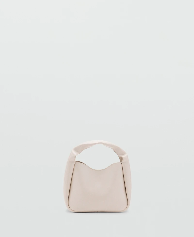 Mango Women's Mini Leather Effect Handbag