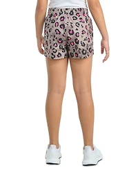 adidas Big Girl Elastic Waistband Printed Woven Pacer Shorts