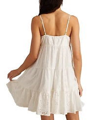 Lucky Brand Women's Cotton Patchwork Mix Mini Dress