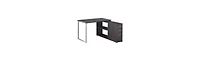 Contemporary Computer Desk with Twin Drawer Storage and Clean Lines