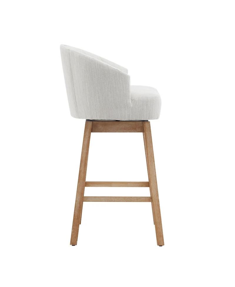 Streamdale Furniture Swivelling Counter Stools Set of 2, Counter Height with Backrest