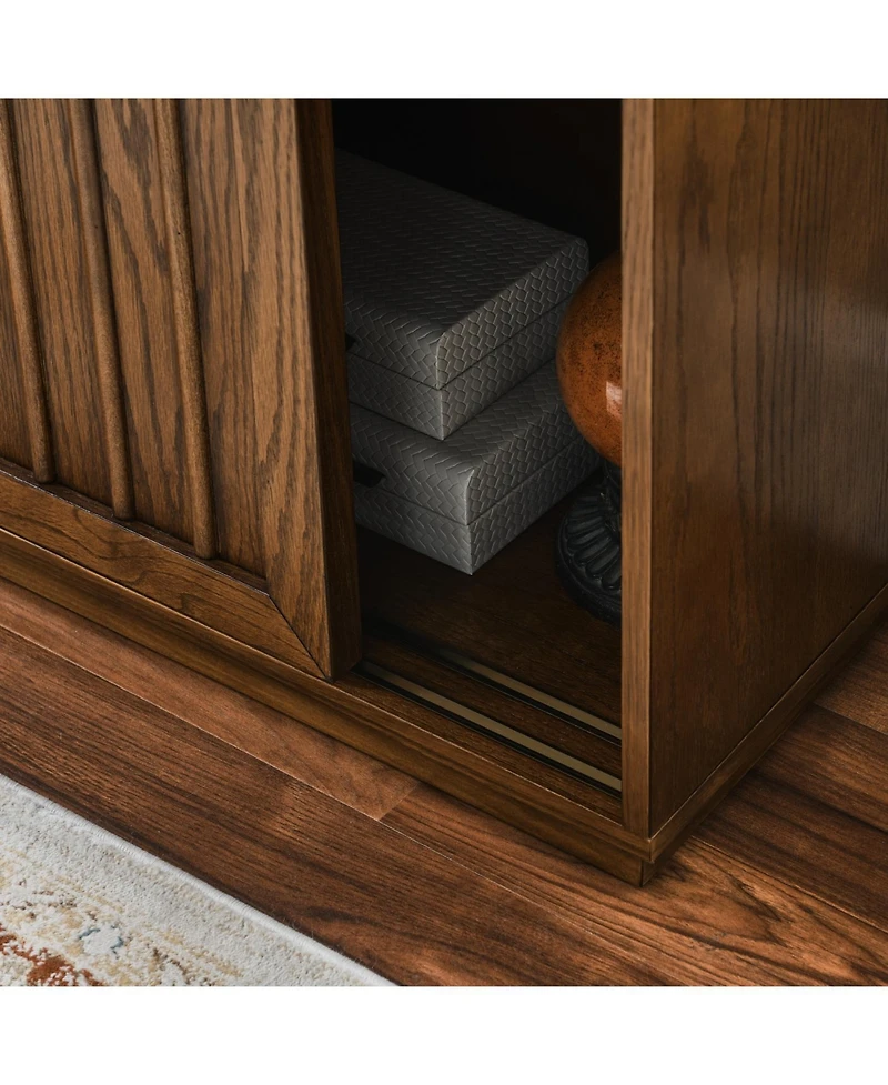 Streamdale Mid Century Modern 2-Door Sideboard Storage Cabinet