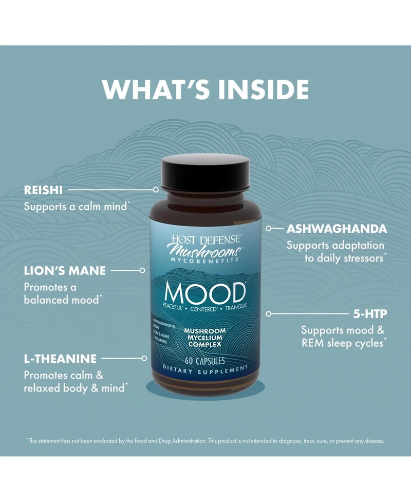 Host Defense MycoBenefits Mood Capsules