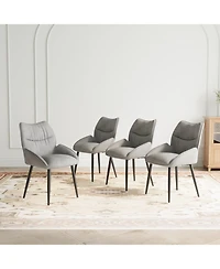 Streamdale Luxurious Velvet Dining Chair Set (4 Pcs) Modern, Comfortable, Stable, Silent