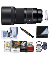 Sigma 70mm f/2.8 Dg Art Macro Lens for L Mount, Bundle with ProOptic 49mm Filter Kit, Lens Cleaner, Lens Wrap, Cleaning Kit, Lens Cap Tether, Mac Soft