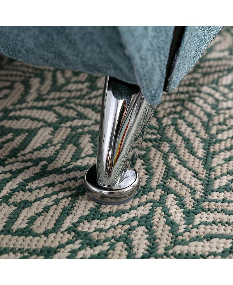 Streamdale Furniture Modern Linen Chaise Lounge Chair