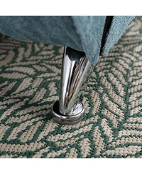 Streamdale Furniture Modern Linen Chaise Lounge Chair