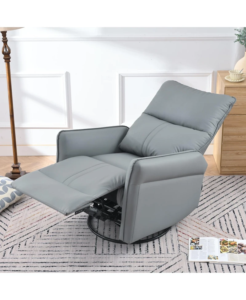 Streamdale Modern Rocking Recliner Swivel, Recline, Relax