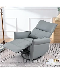 Streamdale Modern Rocking Recliner Swivel, Recline, Relax