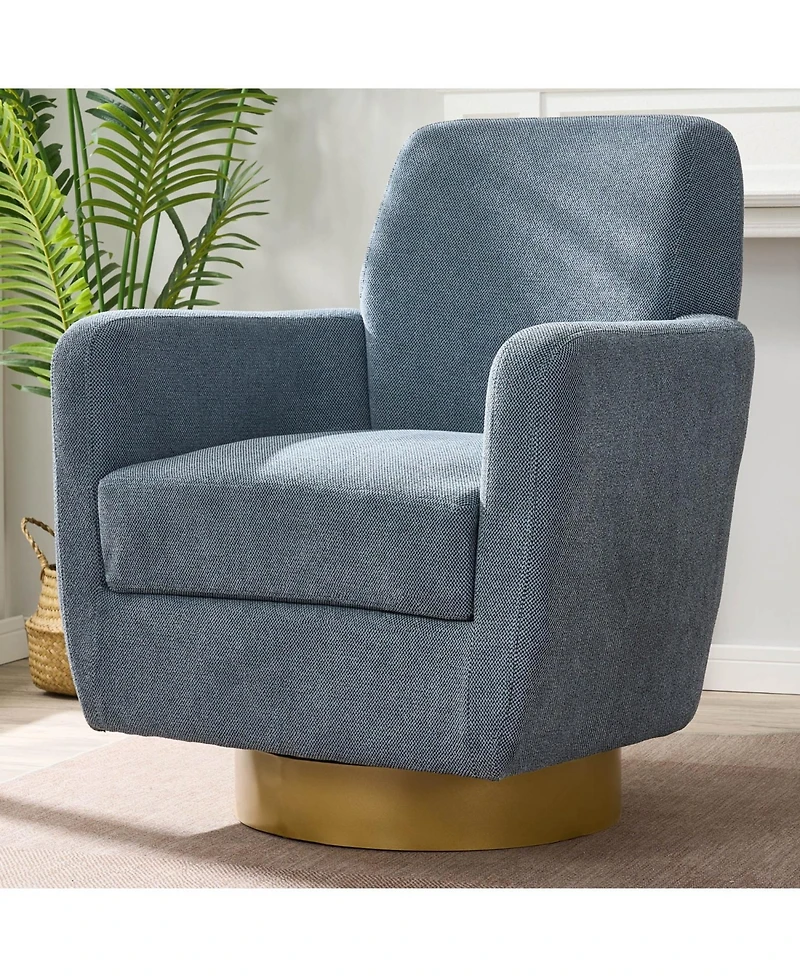 Streamdale 360 Rotating Sofa Armchair Blue