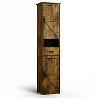 Streamdale Furniture 69" Bathroom Storage Cabinet with Barn Doors