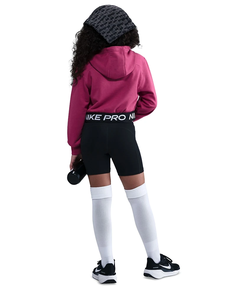 Nike Big Girls Pro Fleece Dri-fit Full-Zip Hoodie