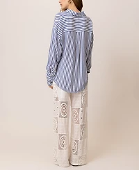Line & Dot Women's Biva Quilted-Lace Pull-On Pants