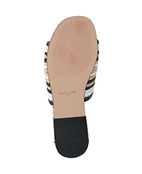 Marc Fisher Ltd Women's Nottie Woven Flat Slide Sandals
